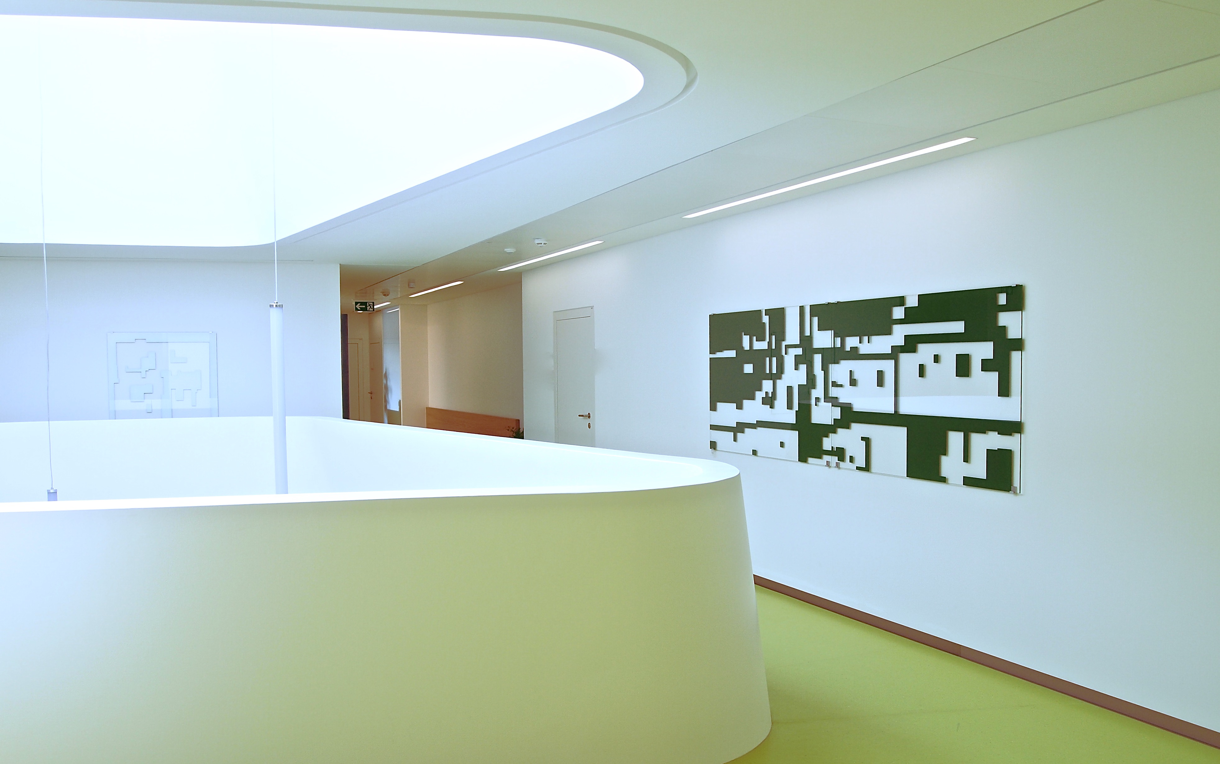 Kartographien / Cartographies<br>2011, 23 Hinterglasbilder, verschiedene Formate; NÖ Haus Krems|
2011, 23 reverse glass paintings, different formats; NÖ Haus Krems, Austria
