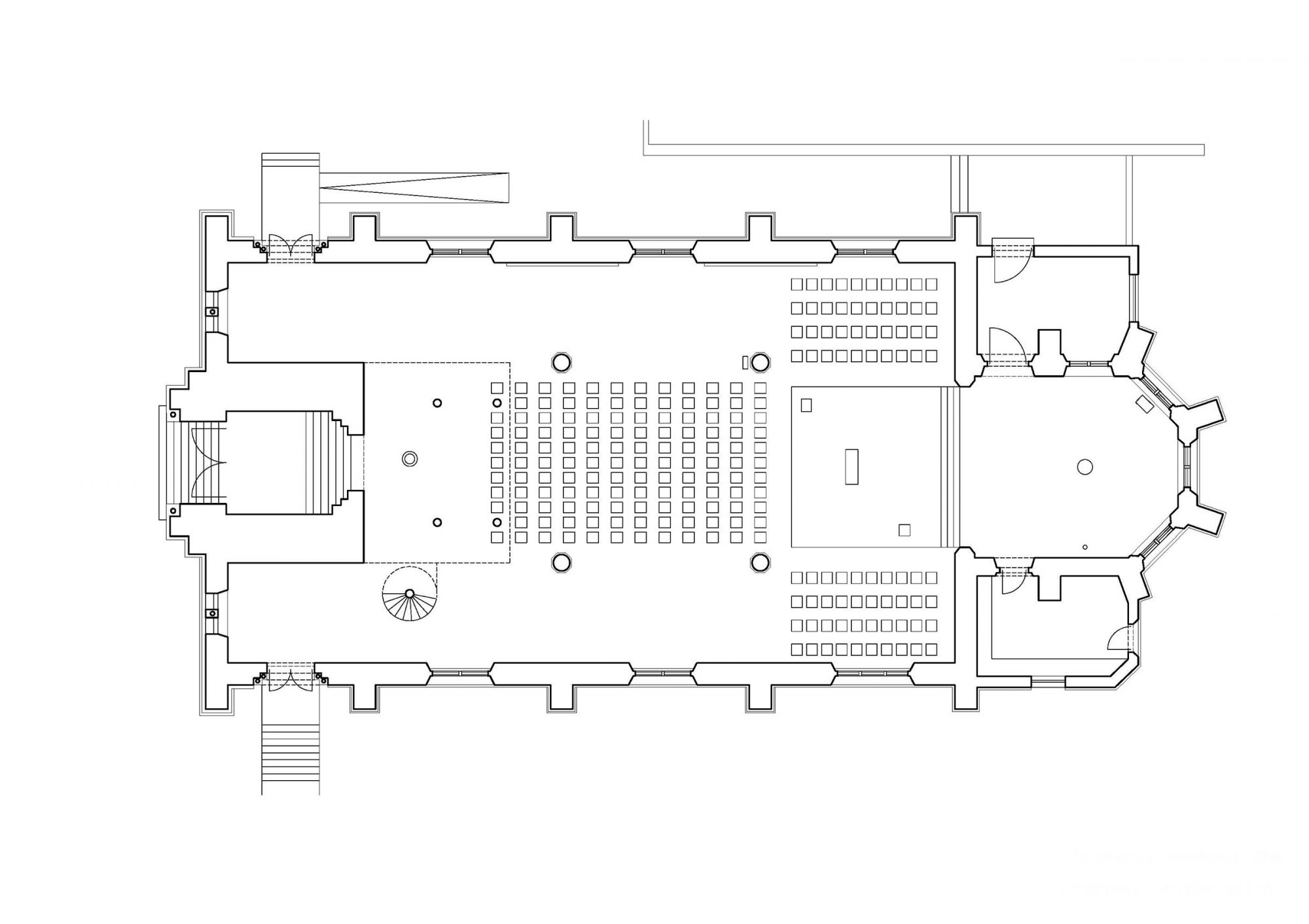 ASCHAFFENBURG, Maria Geburt. Neugestaltung der neugotischen Kirche 1999. Phase 1/1999-2006. Künstlerische und raumliturgische Gestaltung: Leo Zogmayer, Architektur: Ritter + Bauer