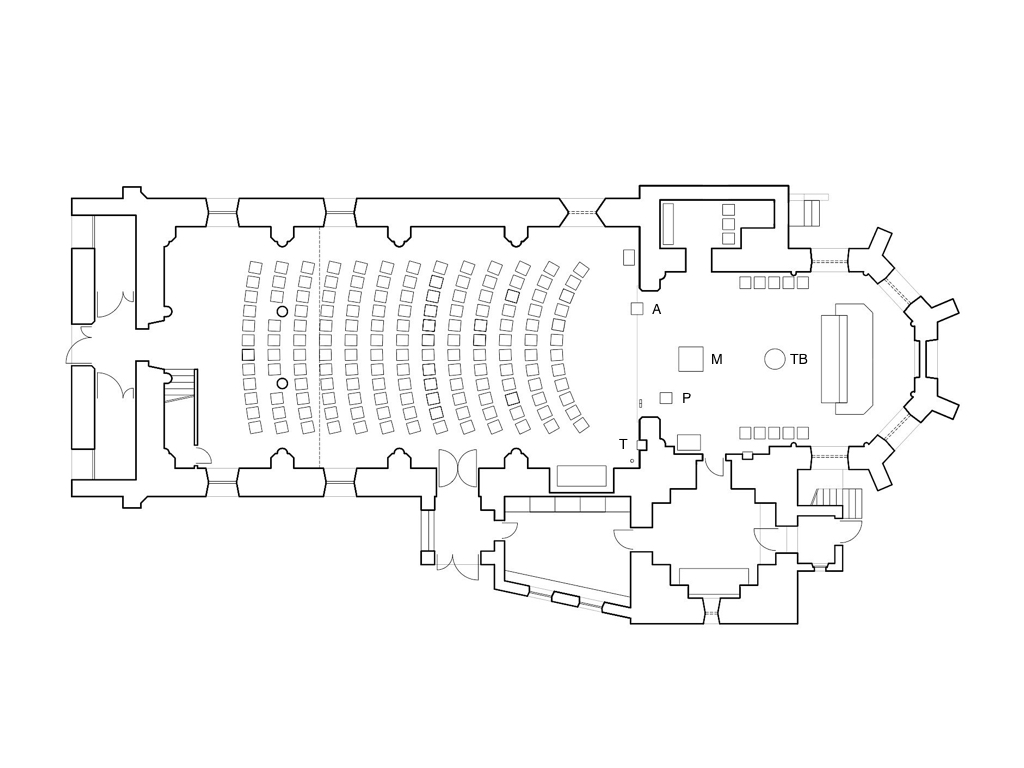 TERNBERG, St. Peter und Paul. Neugestaltung Eingang und Innenraum 2009. Raumliturgische Konzeption und künstlerische Gestaltung: Leo Zogmayer, Architekt: Thomas N Pauli